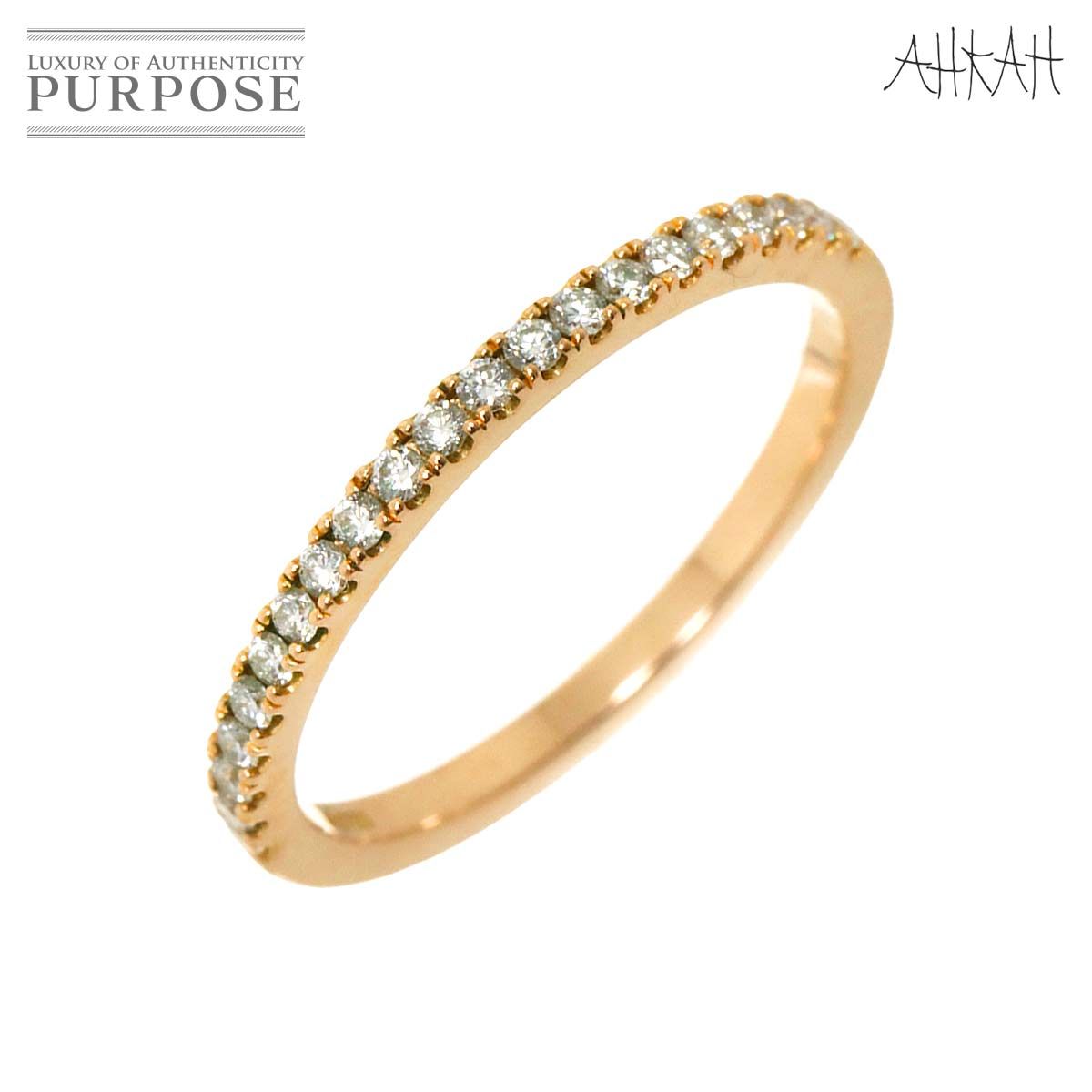 AHKAH 指輪 18K イエローゴールド ダイヤ AHKAH アーカー K18 18金イエローゴールド ダイヤ 0.05ct