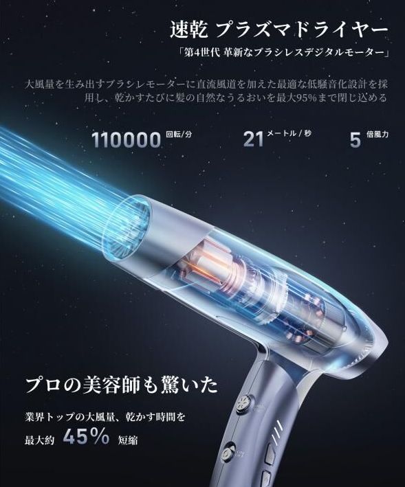 IIanoエルラノ速乾型プラズマドライヤー高風（超美品）大風量‼︎ llano