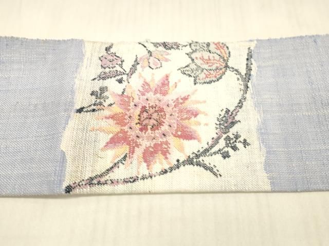 平和屋着物○八寸名古屋帯 紬地 枝花文 正絹 逸品 DAAW4282cm - メルカリ