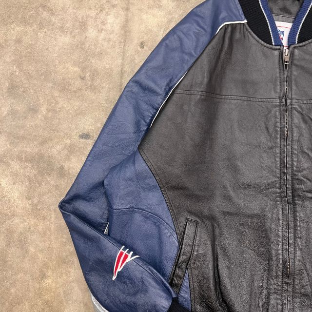 NFL PATRIOTS / ペイトリオッツ】レザージャケット - メルカリ