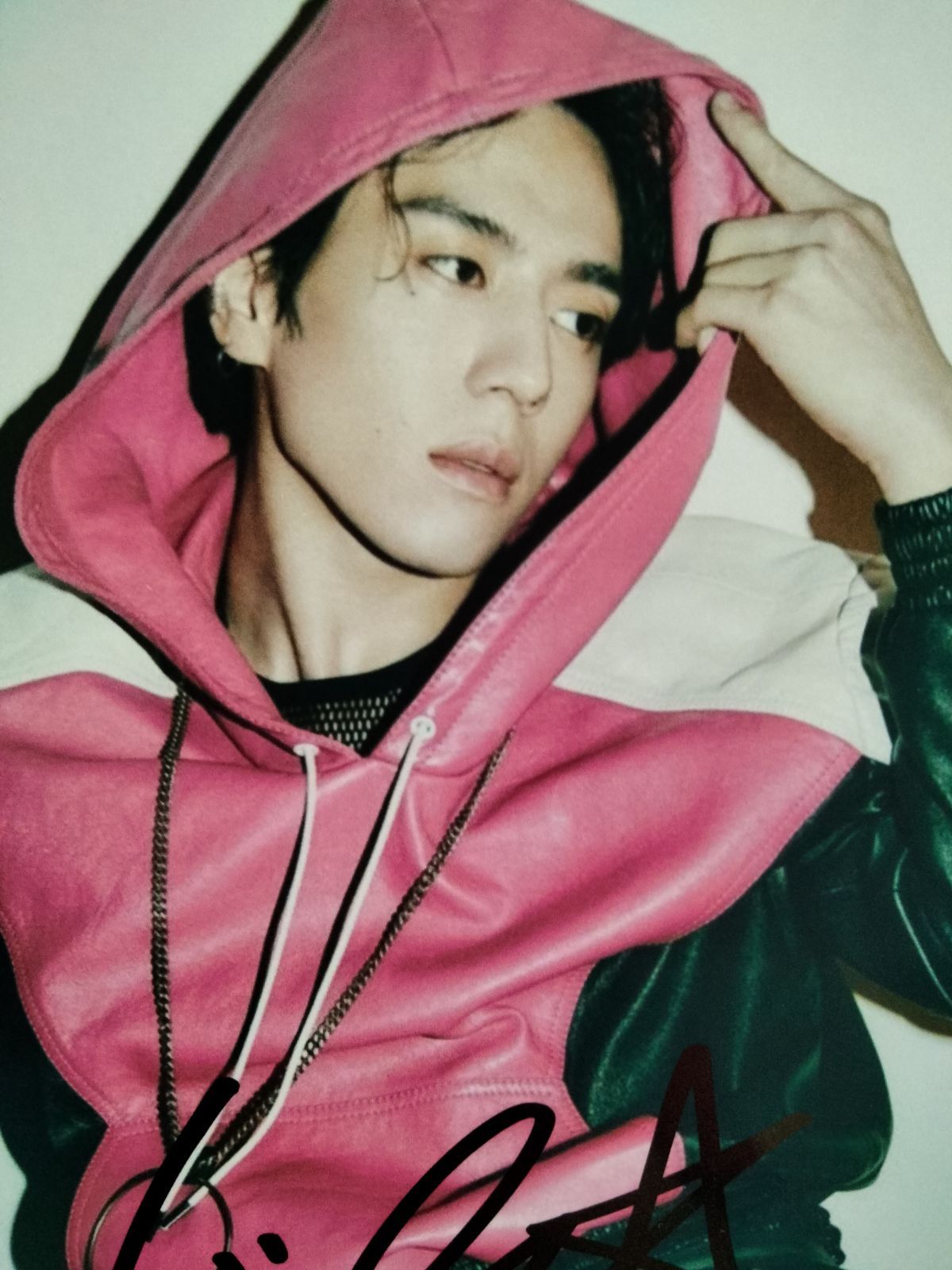 ユギョム直筆サイン入り2Lサイズ写真…YUKYUNG…ガットセブン… ガット