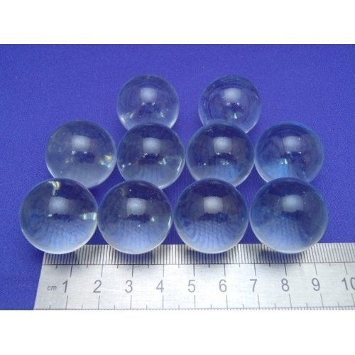 花昭 CM－9 ビー玉クリア 25mm 10粒│石材・ガラス