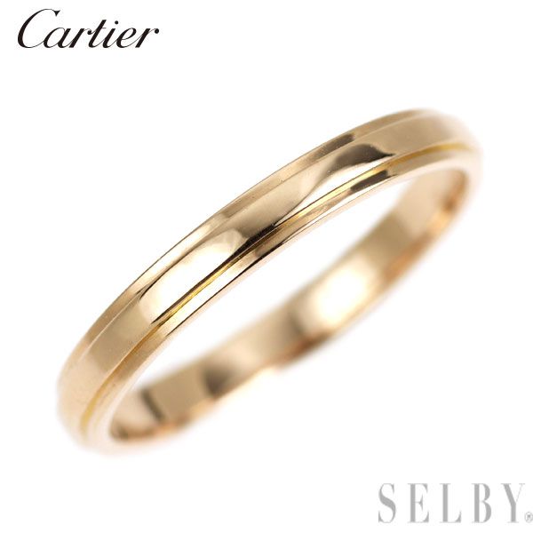 カルティエ K18PG リング ダムール 48号
