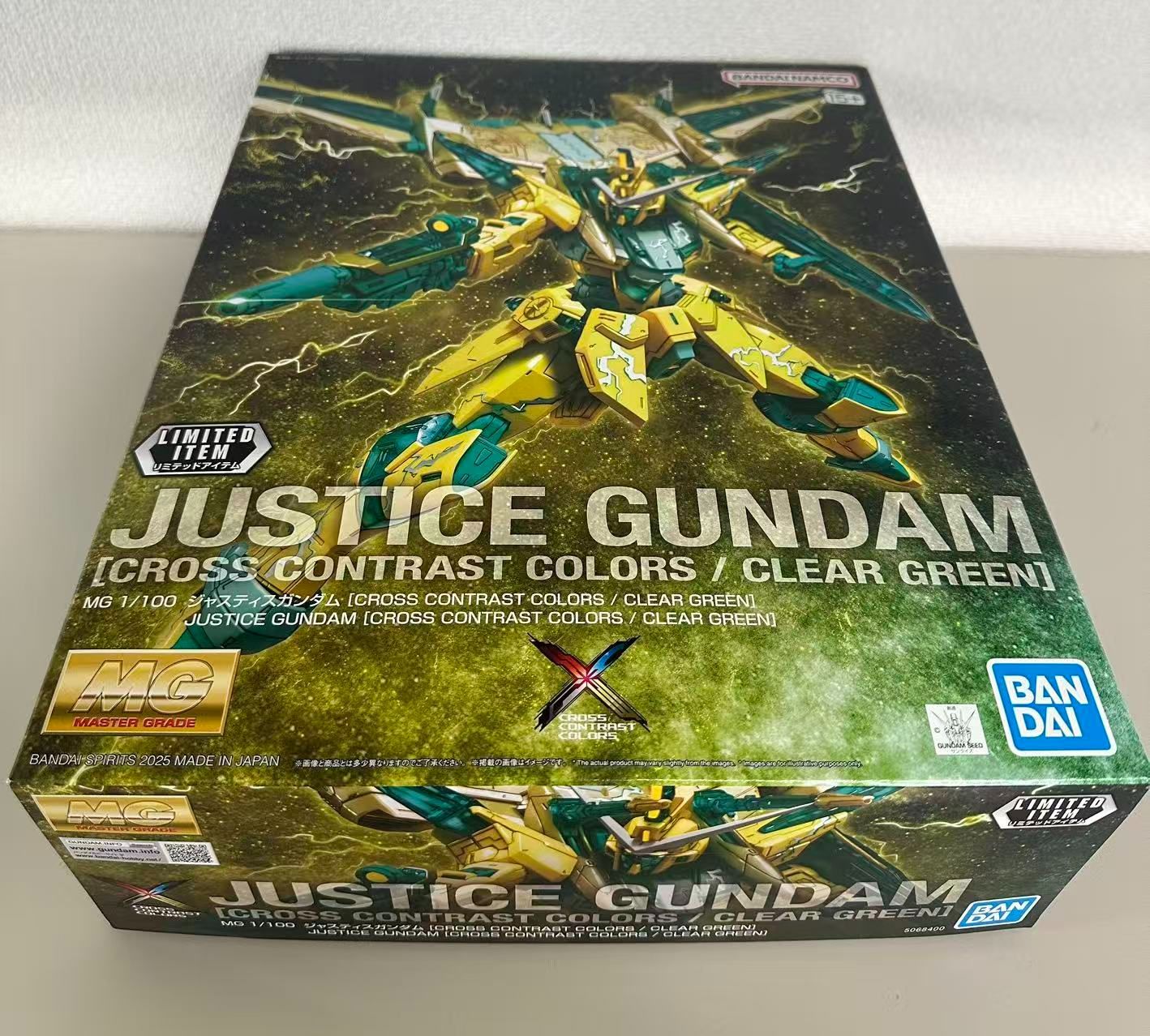 MGジャスティスガンダム クロスコントラストカラー 新品 MG 1