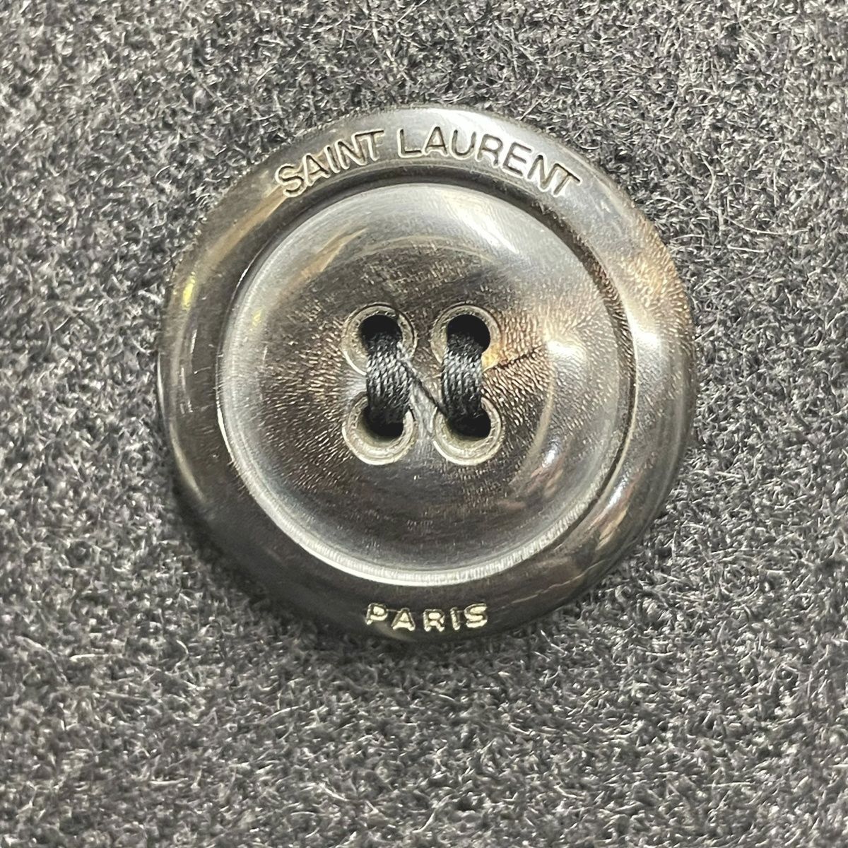 中古】 Saint Laurent サンローラン 661454 ダブルブレストトレンチ 