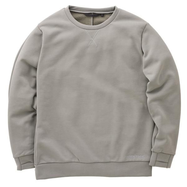 Teton Bros. ティートンブロス OCTA FLEECE CREW オクタフリースクルー 軽量 高保温 速乾 防寒 フリース トレーナー アウトドア キャンプ GRAY