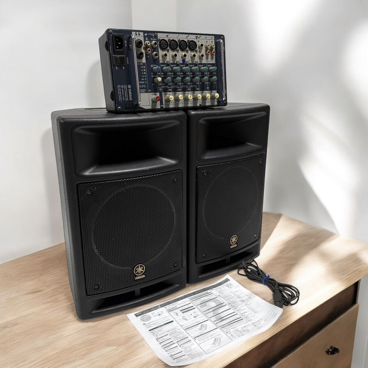 ☆動作品 YAMAHA ヤマハ ポータブル PAシステム STAGEPAS300