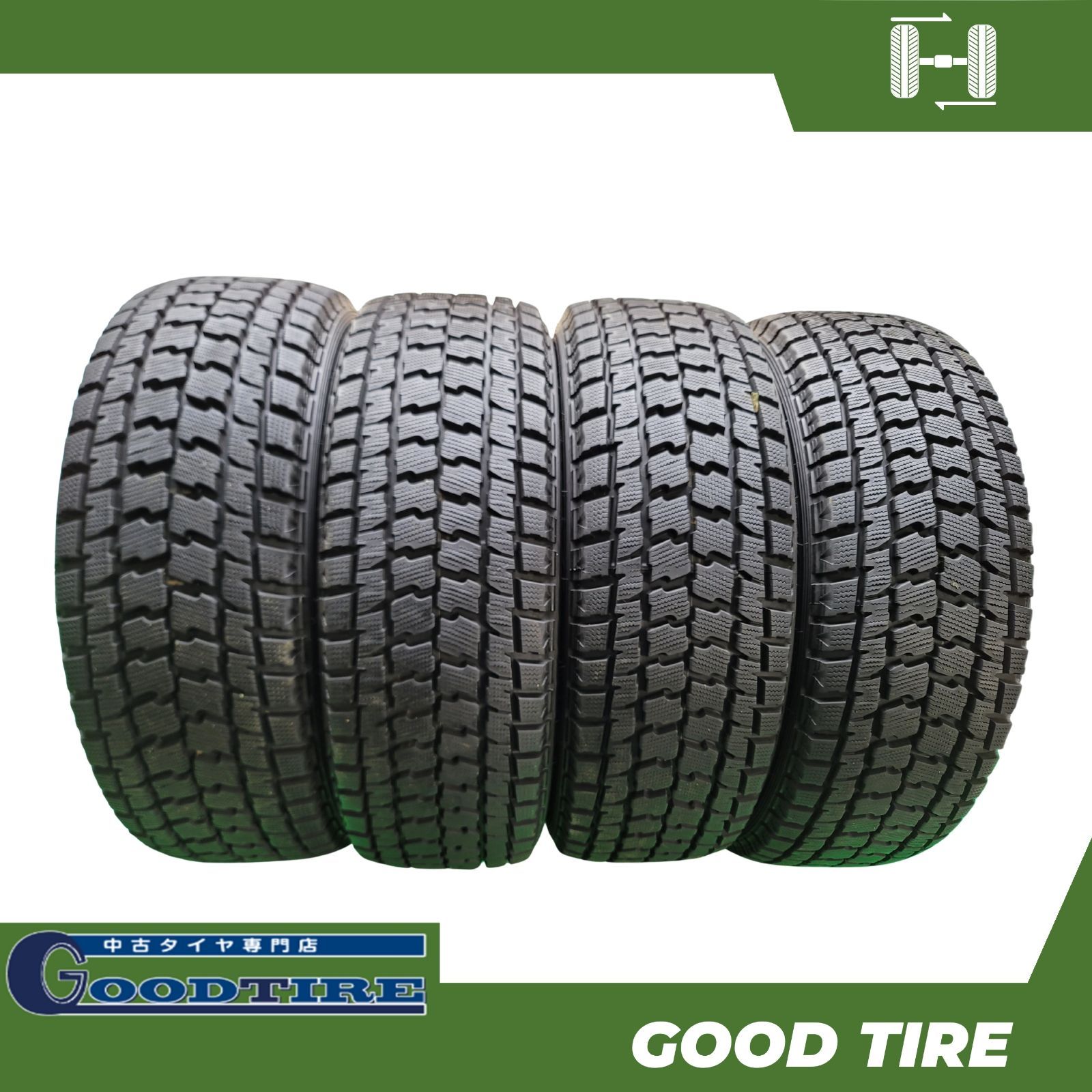 245|65R17 グッドイヤー WRANGLER IP|N 2025年製 冬用 4本セット 8.5分山 タイヤ タイヤ ロッキー ラングラー クルーガー 7022