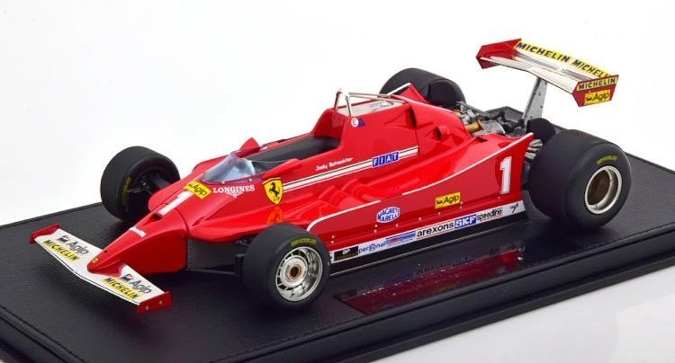 GP Replicas 1|18 フェラーリ 126C ショーケース付き 1980 シェクター 500台 Ferrari 126C mit Vitrine Scheckter GP97A
