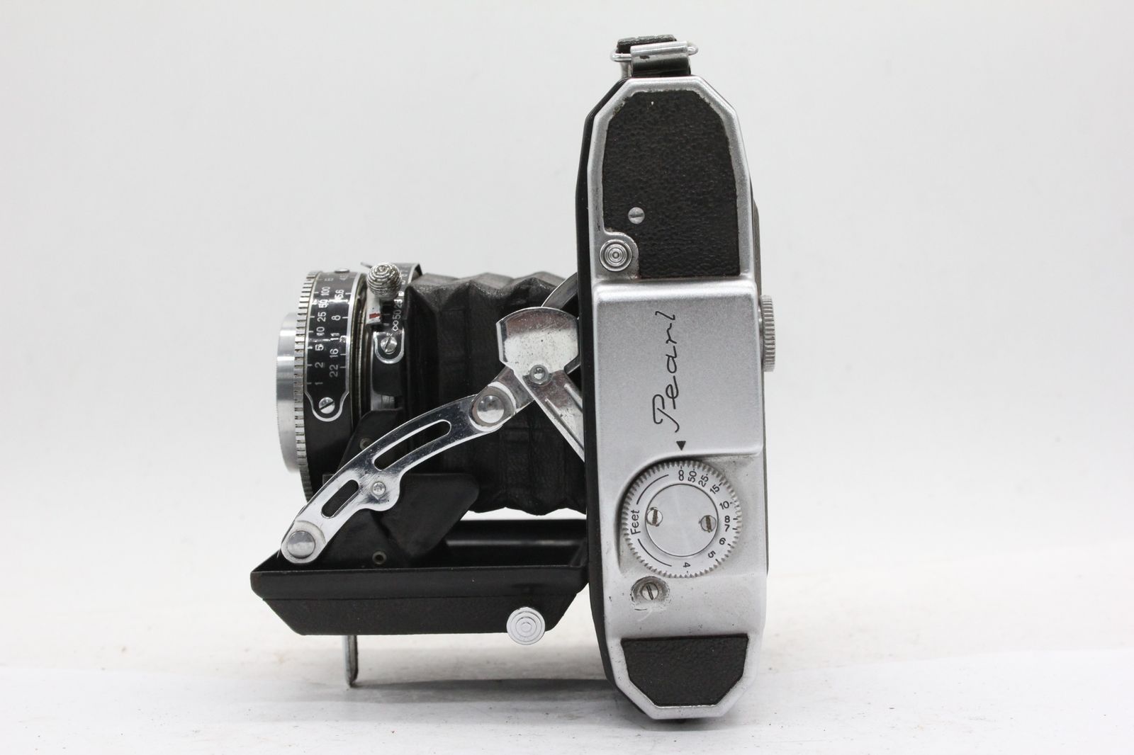 完動品 Pearl Ⅱ Hexar 75mm f3.5 セミ版フィルムカメラ 訳あり品】