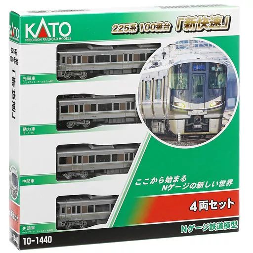 中古】鉄道模型 1/150 225系100番台 新快速 4両セット [10-1440