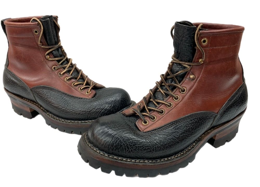 90年代 90s レッドウィング 8176 プリント羽タグ モックトゥ ビブラム