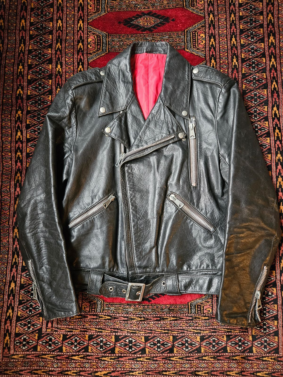 70s UK Vintage Motorcycle Jacket