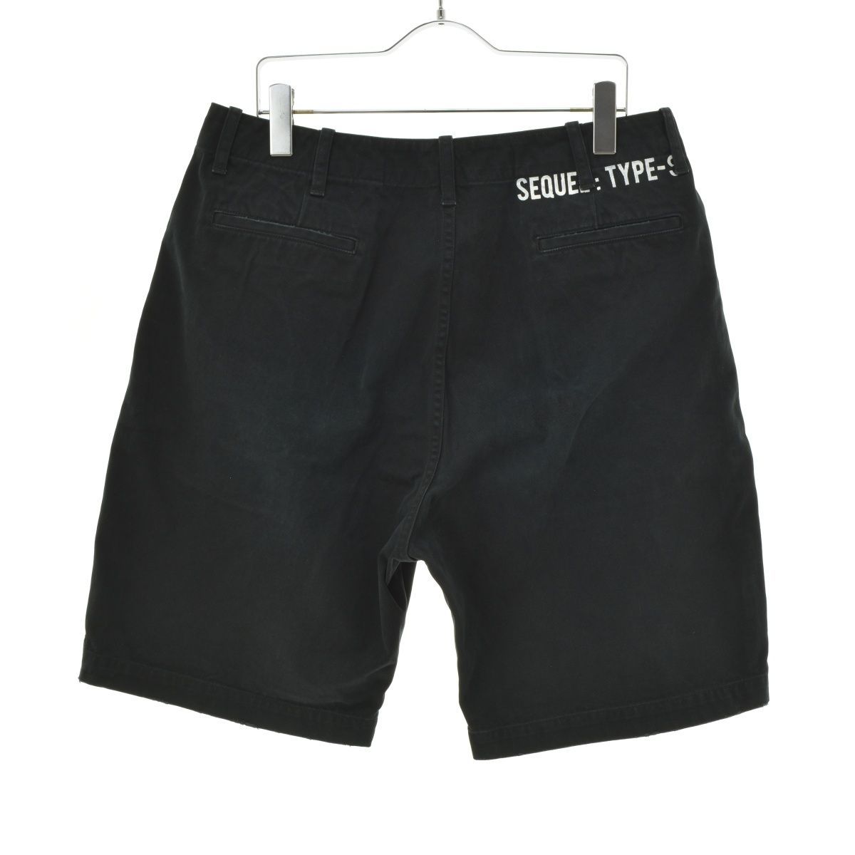 L【SEQUEL / シークエル】SQ-22SS-SP-02 SHORT PANTS BLACK