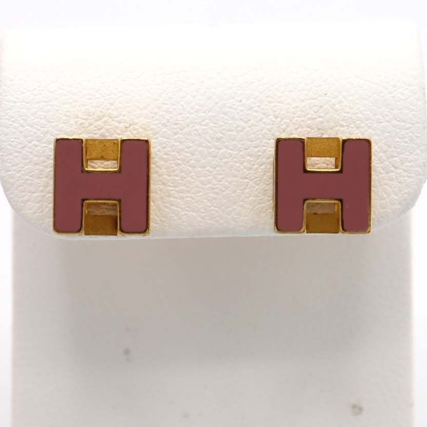 HERMES エルメス ピアス カージュ ド アッシュ キューブ Hキューブ
