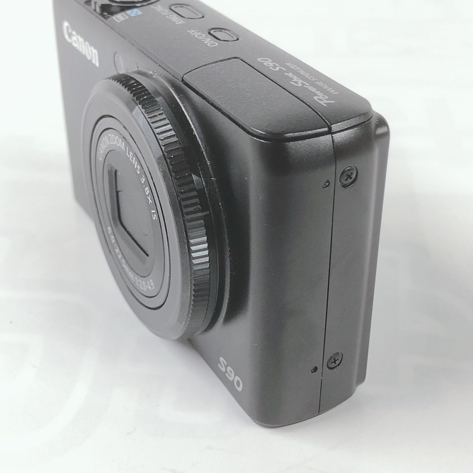Canon PowerShot S90 PC1429 ブラック デジタルカメラ ジャンク品