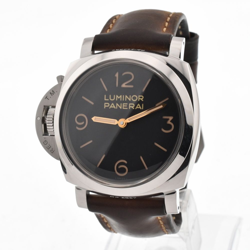 パネライ PANERAI PAM00557  ルミノール1950  レフトハンド 手巻き メンズ美品箱付き K#131669