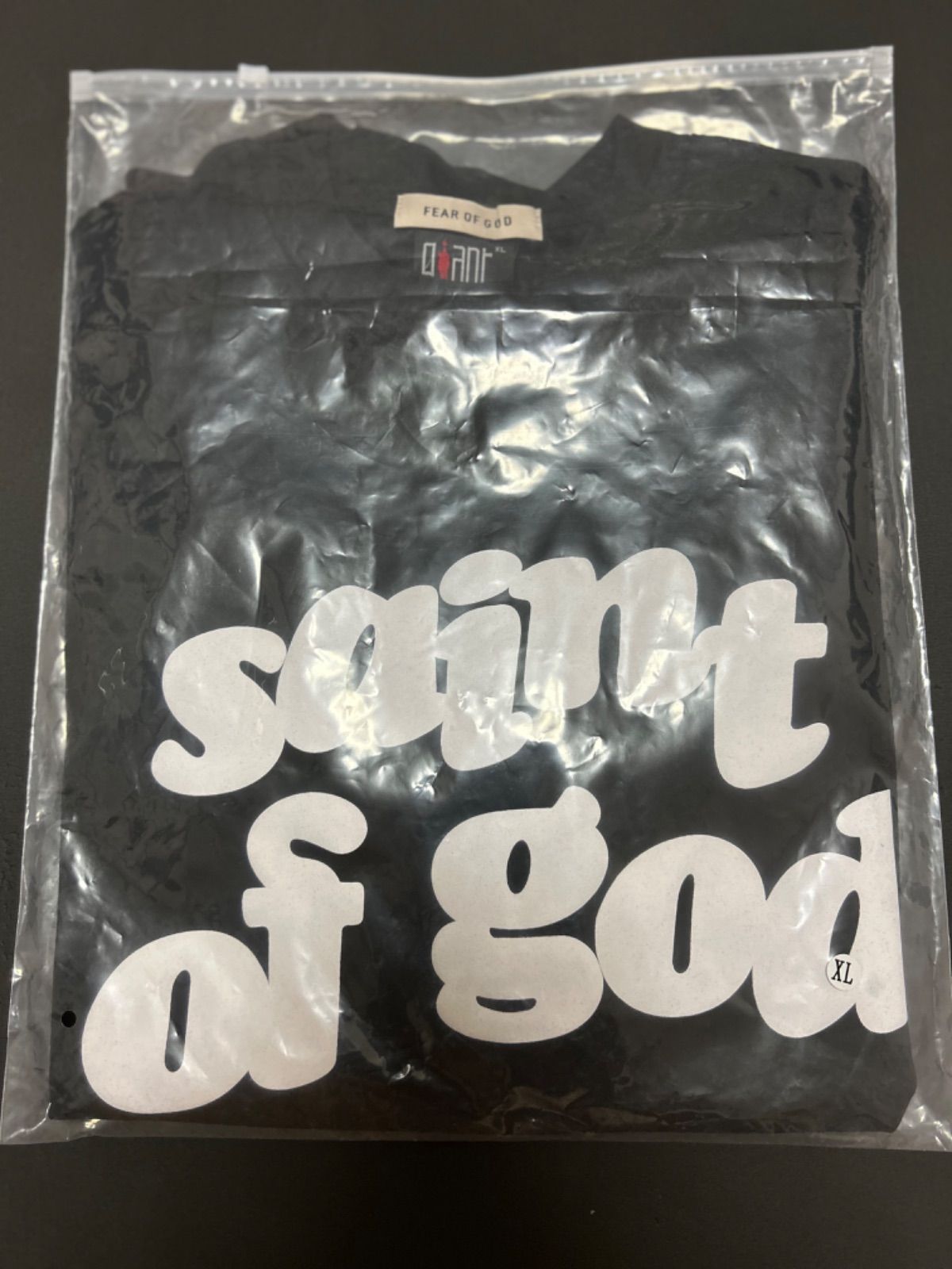 SAINTMICHAEL×Fear of God セントマイケル　 フィアオブゴット ESSENTIALS（エッセンシャルズ） Tシャツ　ブラック激レア☆限定販売商品！