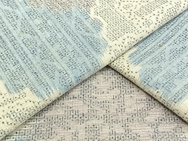 平和屋着物▽本場大島紬 薩摩結城 単衣 花唐草文 正絹 逸品 CAAV9471ze