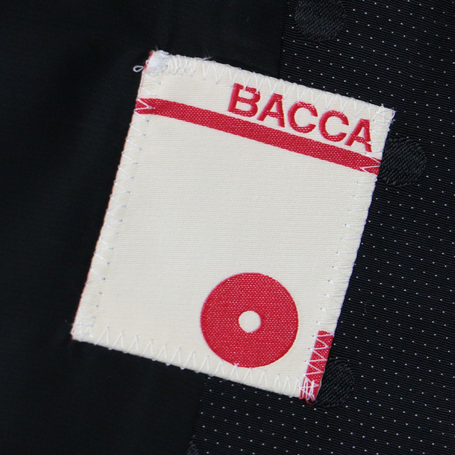 美品 BACCA バッカ ジャケット テーラード ブラック 黒 36 9号