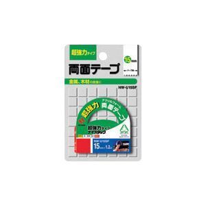 （まとめ） ニチバン ナイスタック(R) 超強力タイプ NW-U15SF 1巻入