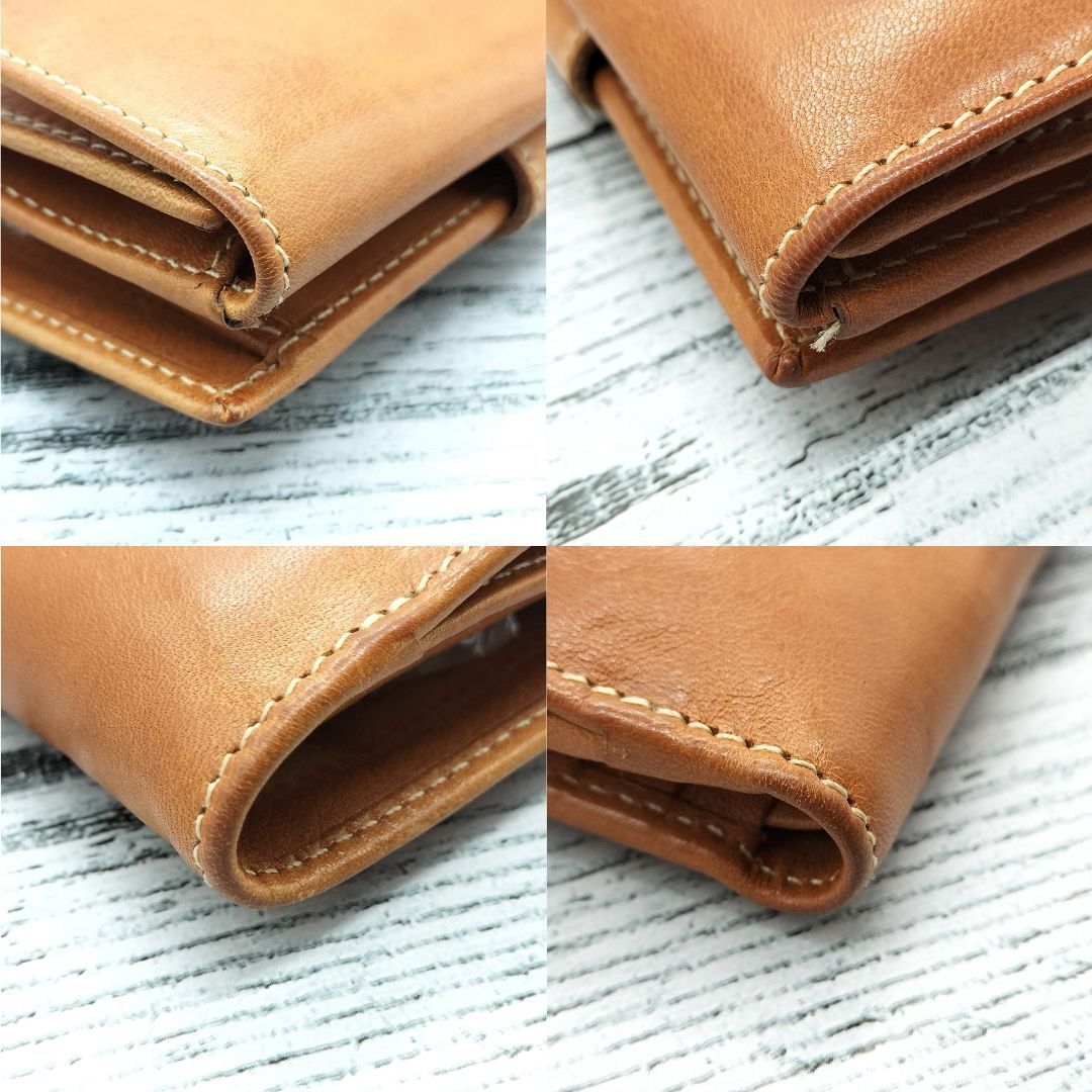 育てる楽しみ✨】 イルビゾンテ IL BISONTE 二つ折り財布 経年