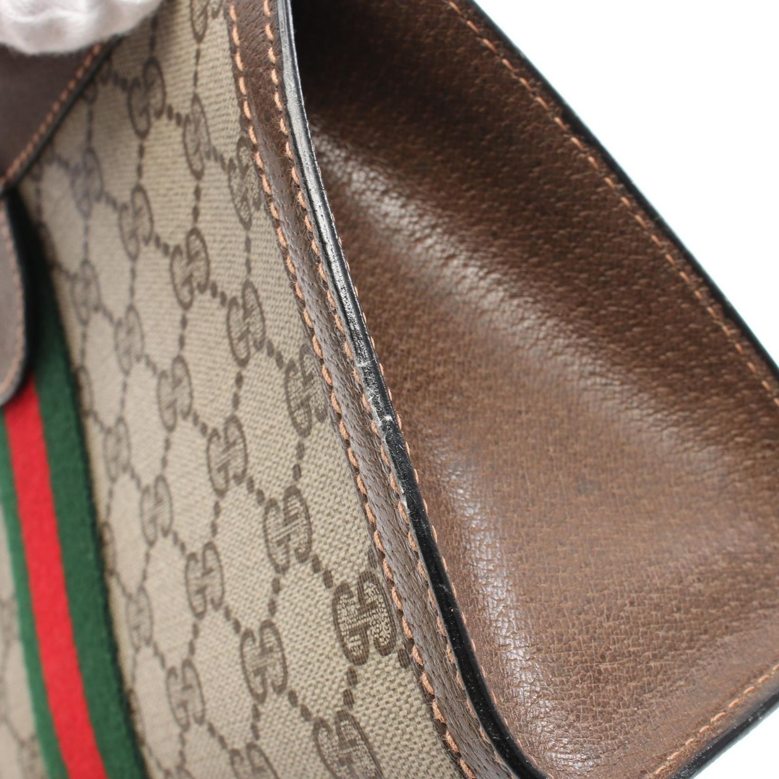 GUCCI グッチ オールドグッチ GGプラス シェリーライン セカンドバッグ