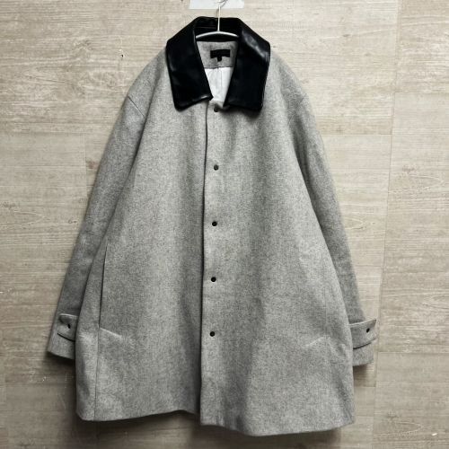Omar Afridi オマールアフリディ car coat コート グレー Omar Afridi オマールアフリディ car coat コート グレー size46【中