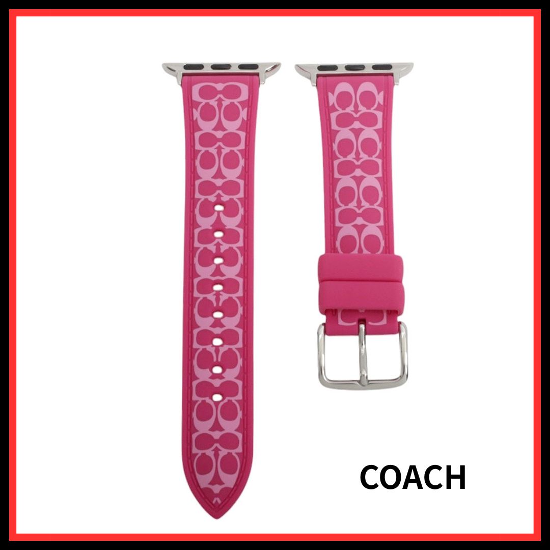 入荷 コーチ COACH アップルウォッチ バンド 替えベルト 14700287 レディース ピンク 正規