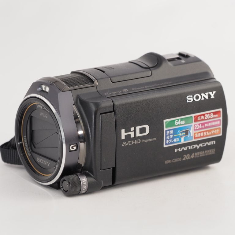 SONY ソニー ビデオカメラ HANDYCAM CX630V 光学12倍 内蔵メモリ64GB HDR-CX630V