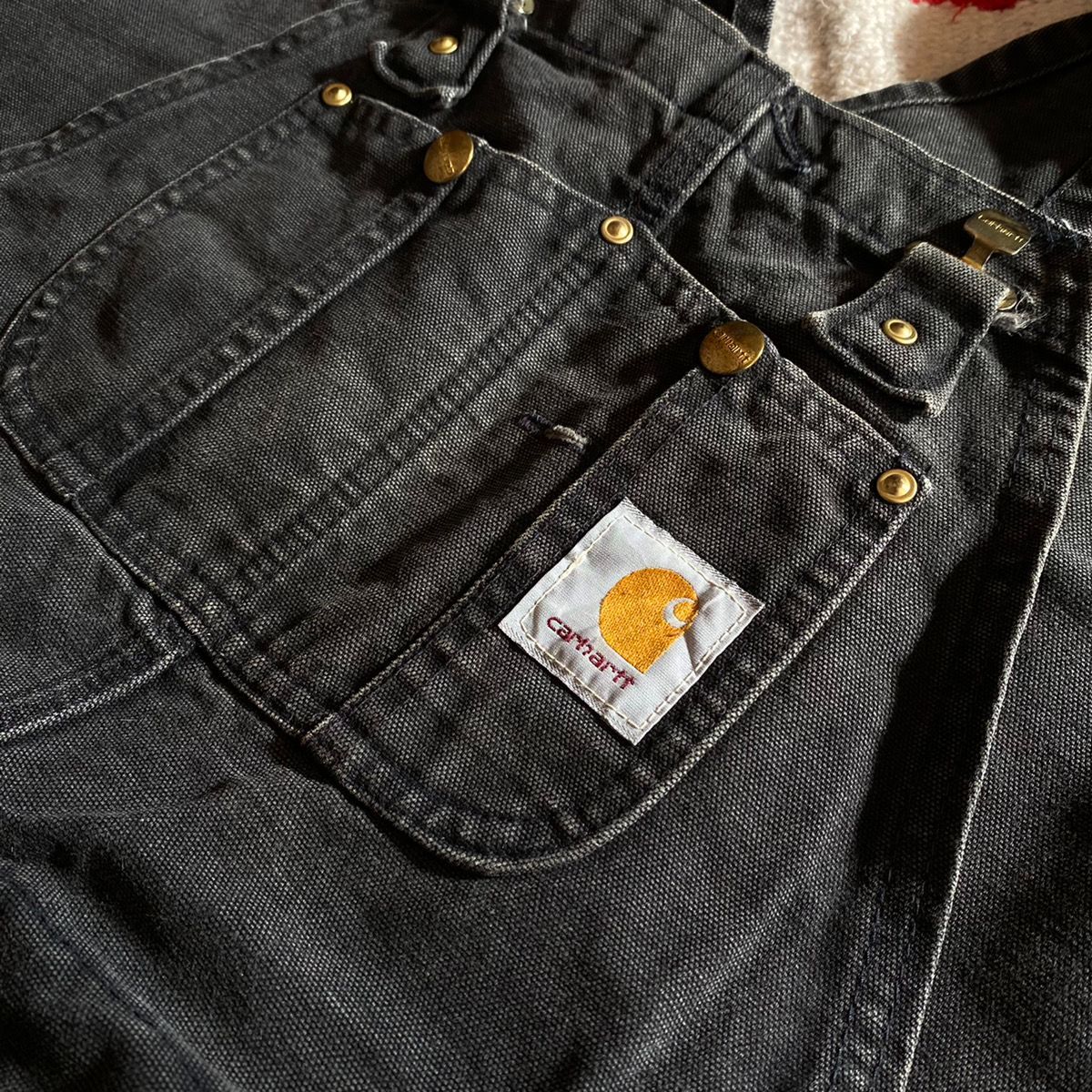 Carhartt カーハート Double Knee Black Denim Overall ダブルニー