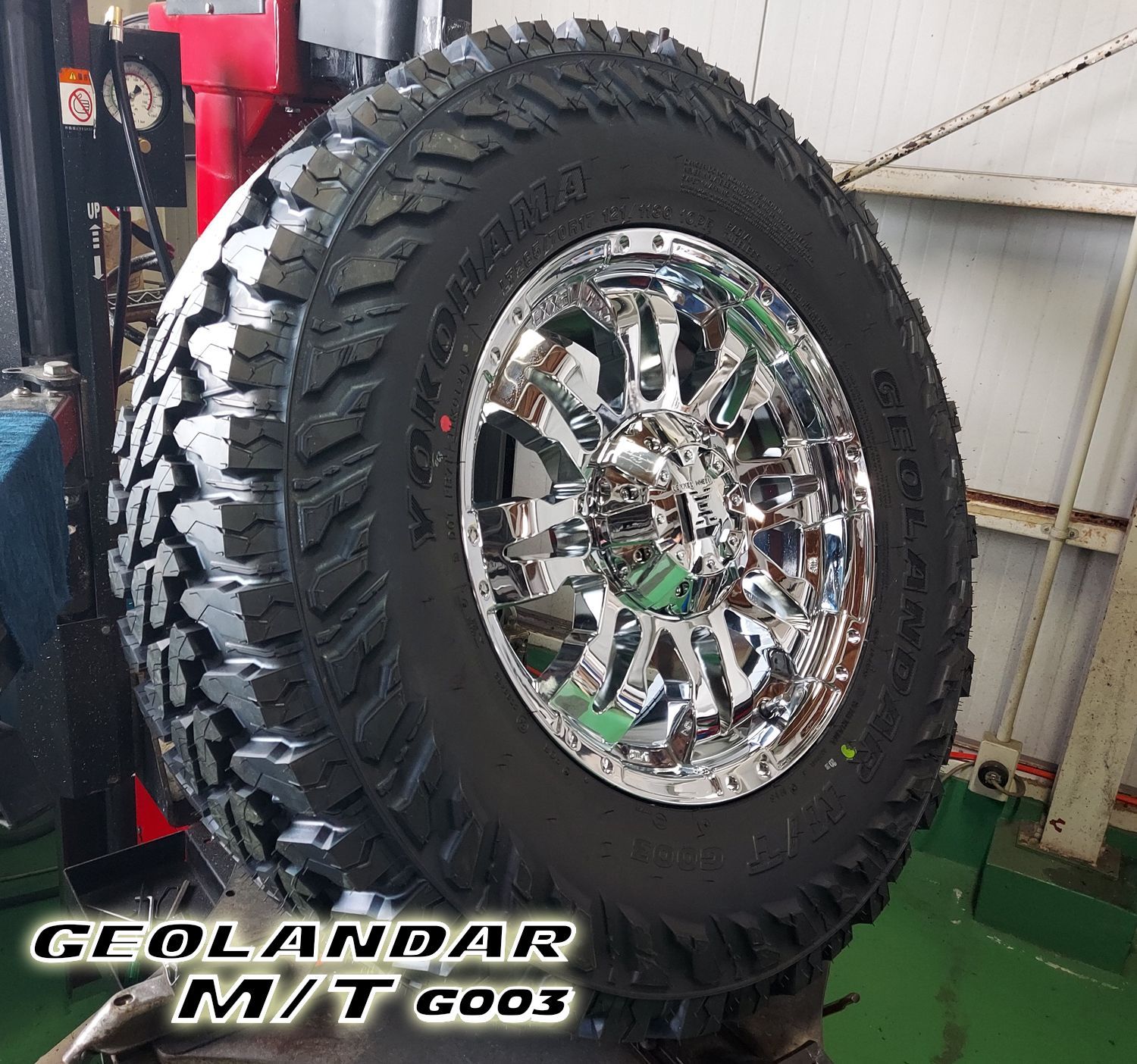 マッドタイヤ JL JK ラングラー タイヤホイール4本セット 17インチ ヨコハマ ジオランダー MT G003 265/70R17  285/70R17 33x12.50R17 35x12.50R17 タイヤホイールセット - メルカリ