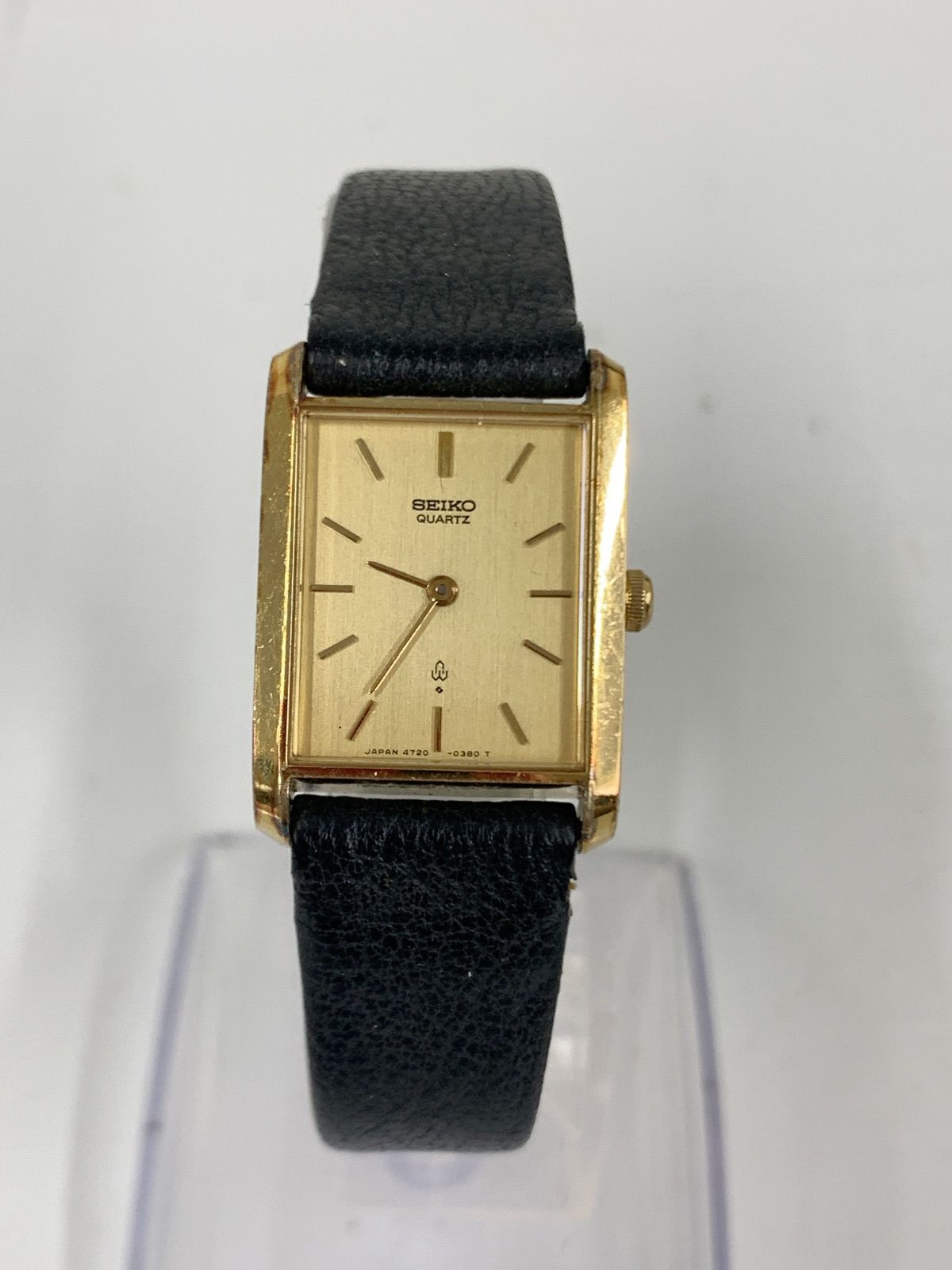 ○ 【不動品】SEIKO QUARTZ セイコー クォーツ 腕時計 スクエア