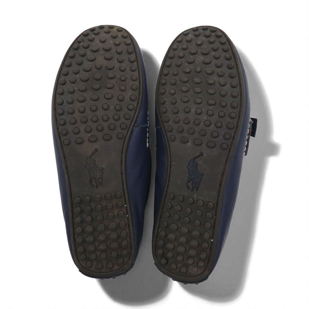 【未使用級】POLO RALPH LAUREN シボ革　ドライビングシューズ　9 未使用級】POLO RALPH LAUREN シボ革 ドライビングシューズ 9 メンズ