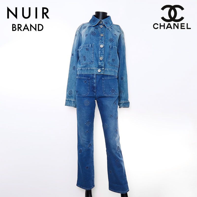 CHANEL シャネル セットアップ デニム ココマーク Size36