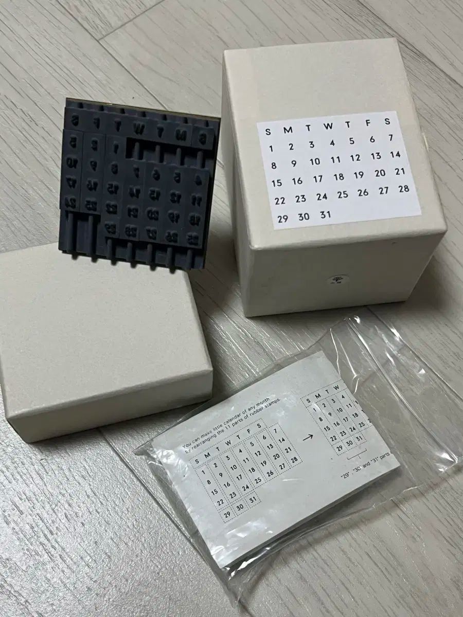 1万年 カレンダー スタンプ ハンコ