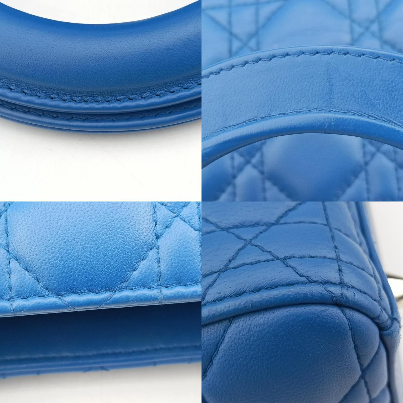 クリスチャンディオールChristian Diorレディディオールブルーラムスキン15-BO-0154