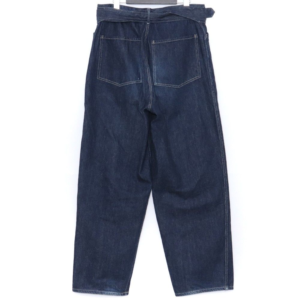 comoliベルテッドデニム1 COMOLI デニム ベルテッドパンツ | 大阪心斎橋のメンズ洋服の