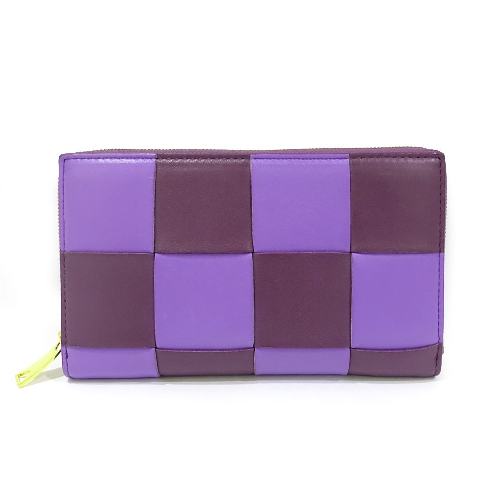 ボッテガヴェネタ　カセット　長財布　パープル ボッテガヴェネタ カセット 長財布 紫 パープル（紫）系 BOTTEGA