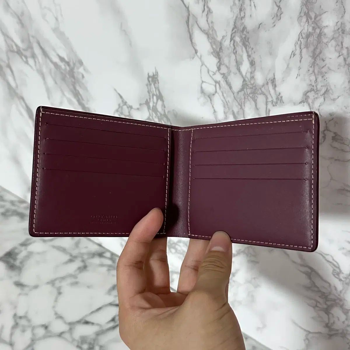 OS Goyard(ゴヤール) 二つ折り財布 - メルカリ