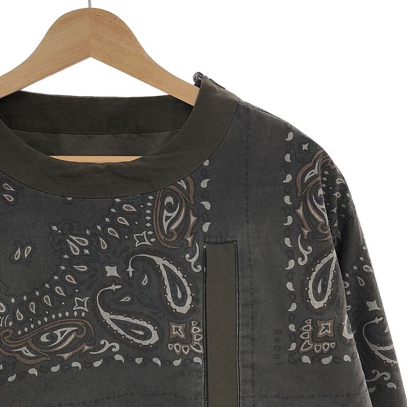 sacai / サカイ | Bandana Print Reversible Pullover