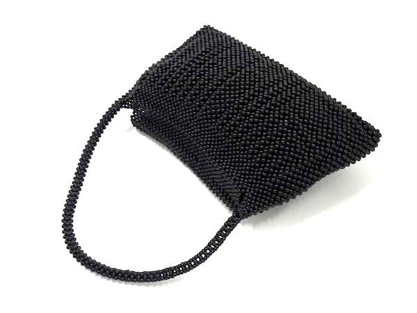 □極美品□ 黒珊瑚 ワンハンドル ハンドバッグ ショルダー 肩掛け