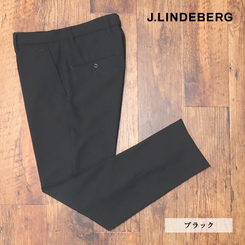 秋冬/J.LINDEBERG/31インチ/美脚パンツ 撥水 透湿 ストレッチ 裏ボア ジャージー あたたか ゴルフ 新品/黒/ブラック/jd128/