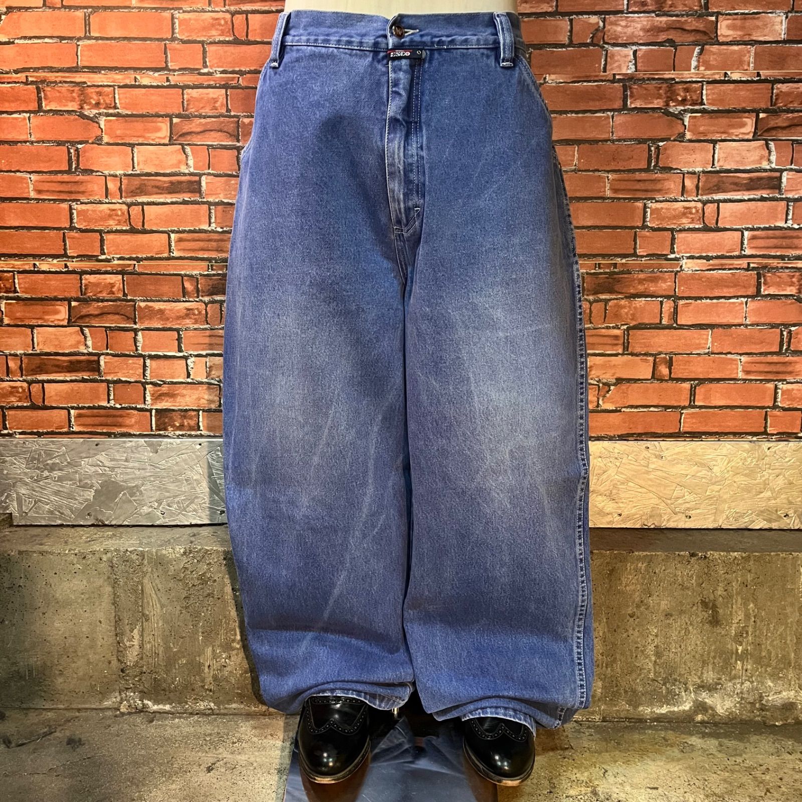 USA古着 Willie ESCO デニムパンツ B系 ワイド バギー Y2K シティ