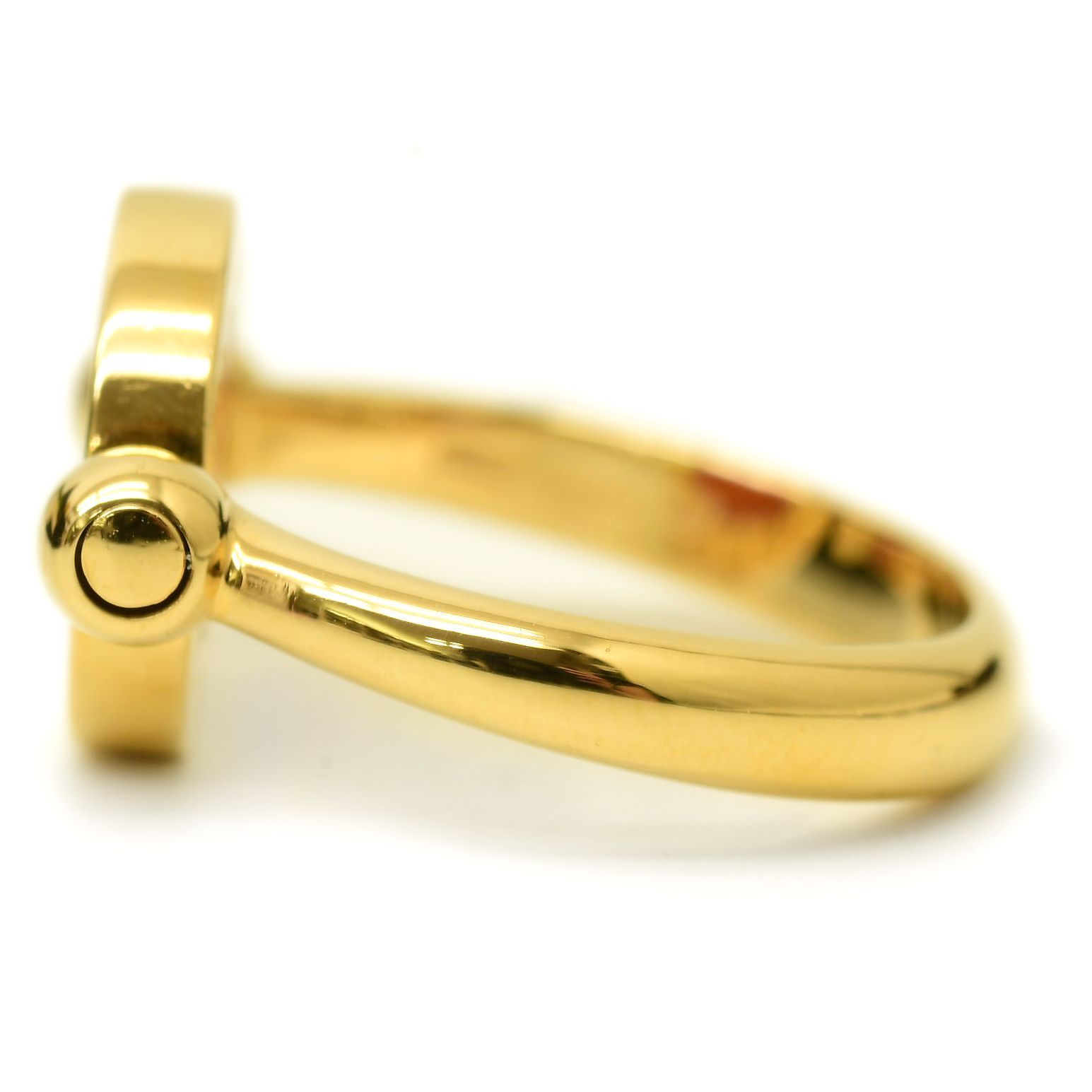 BVLGARI ブルガリブルガリリバーシブルリング k18 au750
