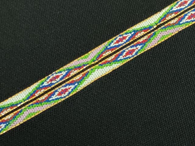 平和屋本店□最高級 龍村平蔵製 太鼓柄袋帯 追粉菊錦 黒地 金糸 逸品