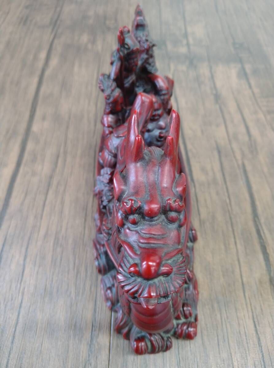 龍に乗った七福神 置物 石製 - メルカリ
