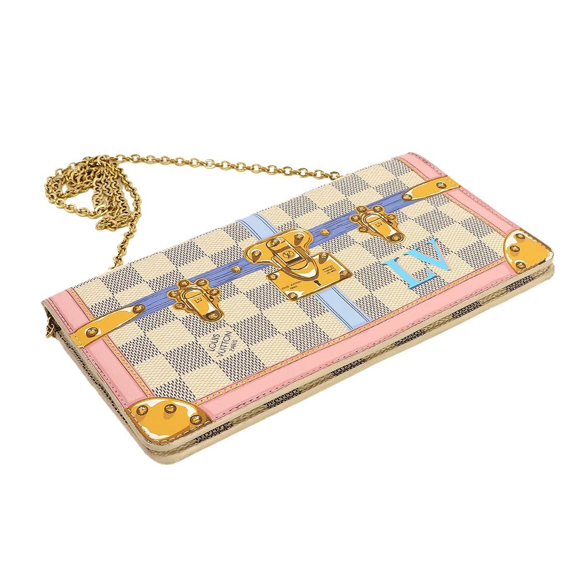 ルイヴィトンサマートランクポシェット アズール ショルダーバッグ N60108 ルイ ヴィトン LOUIS VUITTON サマートランク ダミエ アズール