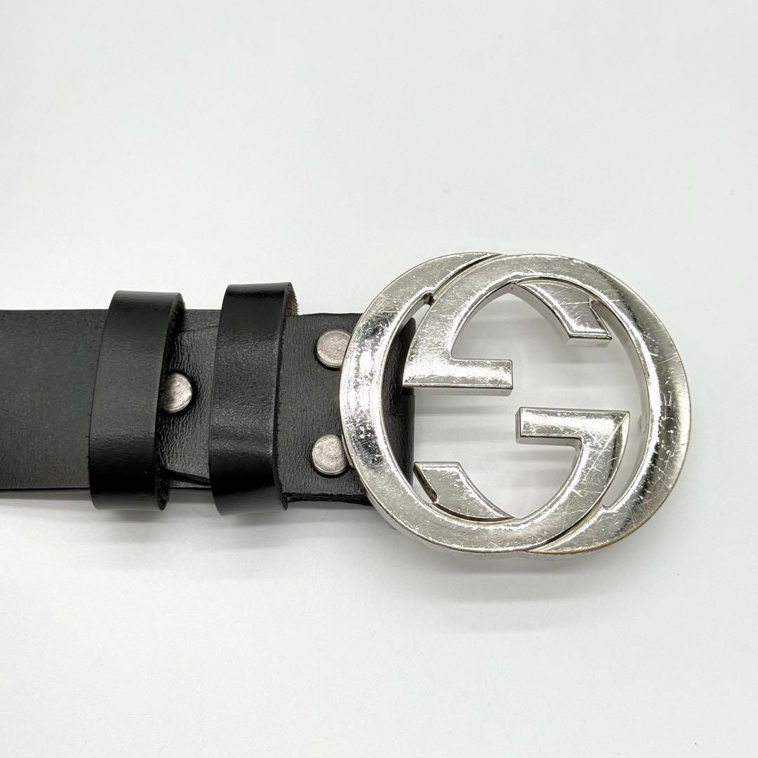 美品】GUCCI インターロッキング GG ベルト ユニセックス