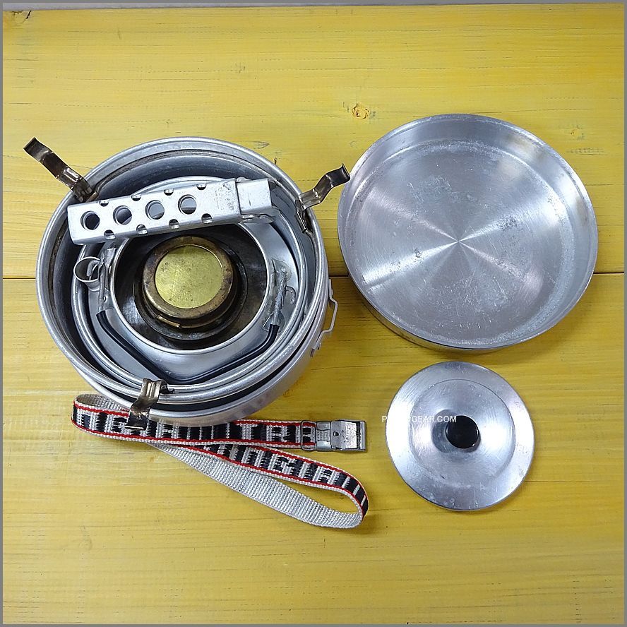 1970年代 トランギア TR-27 ストームクッカーS ケトル付き Trangia アルスト 筆記体ロゴ モデル No.27-2